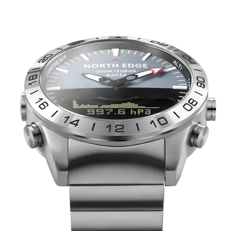 Умные спортивные часы специального назначения для дайвинга двойной дисплей