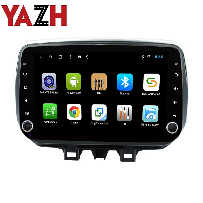 Автомагнитола YAZH 32 ГБ мультимедийный GPS для Hyundai Tucson/ Ix35 2019 с Android 9 0 восьмиядерным