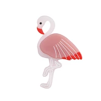 new fashion pink acrylic swan bird brooches for women big resin acetate brooch pins party accessories jewelry gifts charm broche