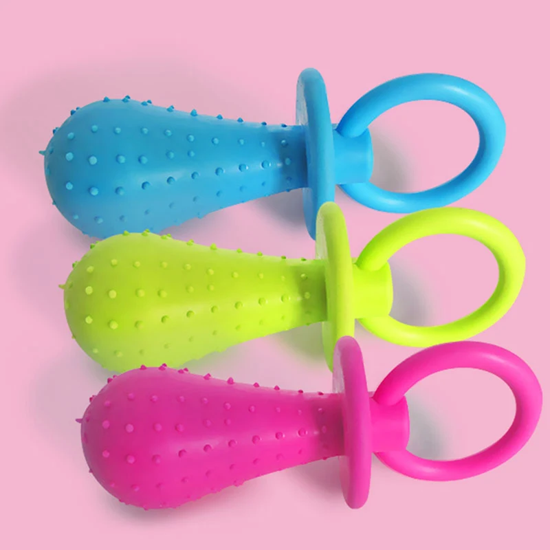 1 шт. ТПР соски игрушки для собак домашних животных жевательные прорезыватели