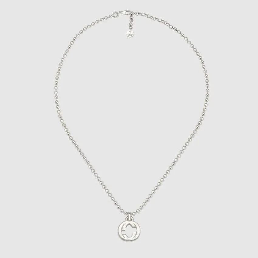 

S925 pure silver retro classic couple necklace