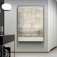 Hand painted Abstract Grey Color Oil Paintings Modern Handmade Canvas Painting Wall Painting for Living Room home Decoration