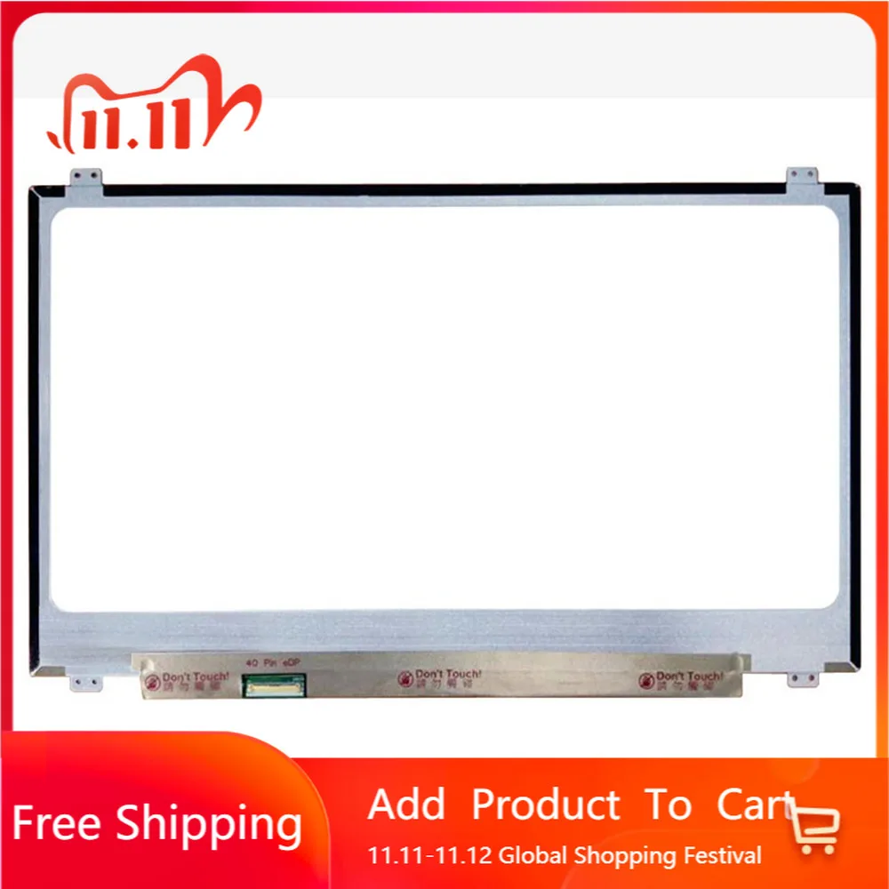 New 17.3 inch Gaming Laptop LCD Screen B173RTN02.1 EDP 30PINS 60HZ DP/N 5D10J46203 IPS HD 1600*900 RGB LCD Screen Display Panel