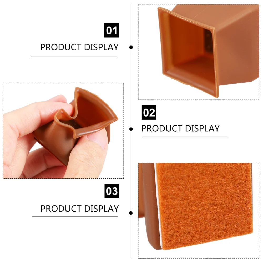 

24pcs Silicone Chair Leg Protectors Chair Feet Caps Non-skid Feet Protectors