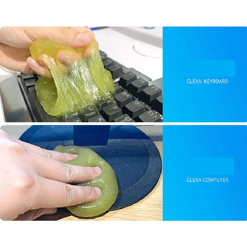 

New Universal Car Cleaning Glue Cleaner Dust Gel For Laptop Keyboard Wipe Super Clean Sponges Glue Vent Air Outlet Cleaner -