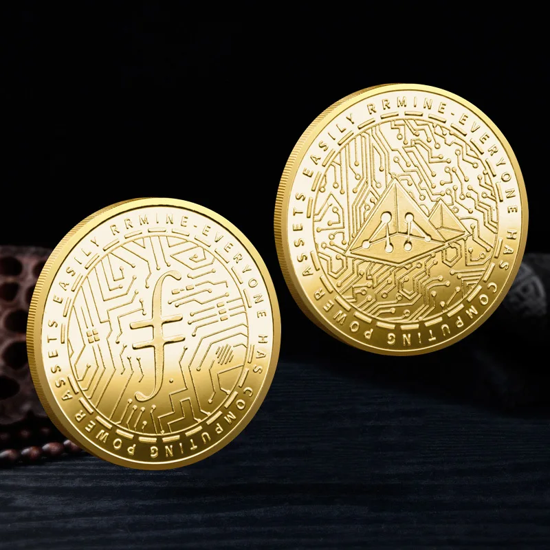 CO47 Filecoin Fil файл F монета цифровая валюта позолоченная памятная криптовалюта коллекционный отличный подарок