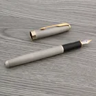 Jinhao металлическая 75 перьевая ручка классическая Серебряная решетка Канцтовары Офис Школьные письменные принадлежности подарок