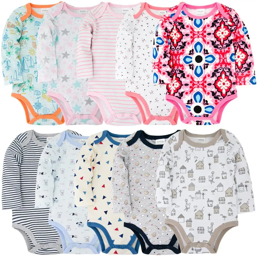 Боди для маленьких девочек и мальчиков 6 шт./лот свитшоты комплекты одежды из