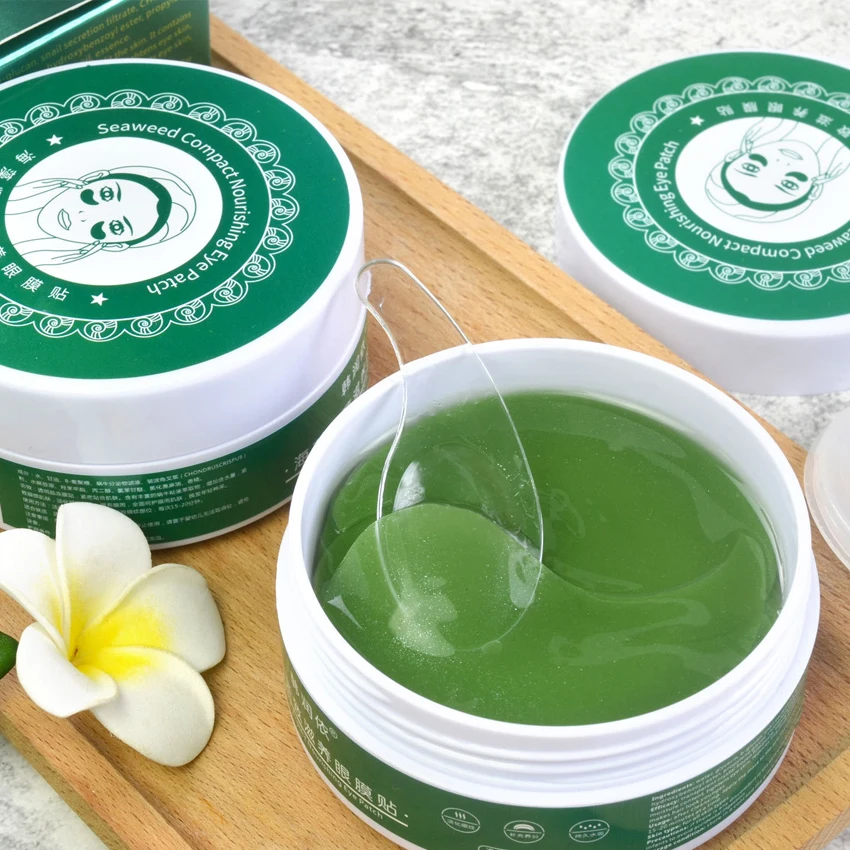 60 шт. коллагеновая маска для глаз с водорослями лица против морщин гелевая сна