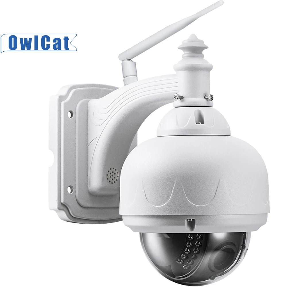 OwlCat HD 2MP 5MP водонепроницаемая купольная уличная PTZ ip камера Wifi 5X оптическая зум