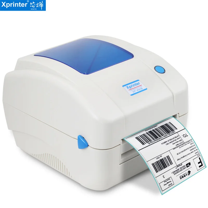 Xprinter XP-490B 100mm Width high speed 150mm/s thermal label printer 100mm High quality