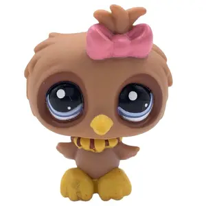 LPS Кот старые животные маленький зоомагазин игрушки с головой поплавка коричневая птица Милая оригинальная Аниме Фигурка прекрасный подарок для мальчиков и подарки