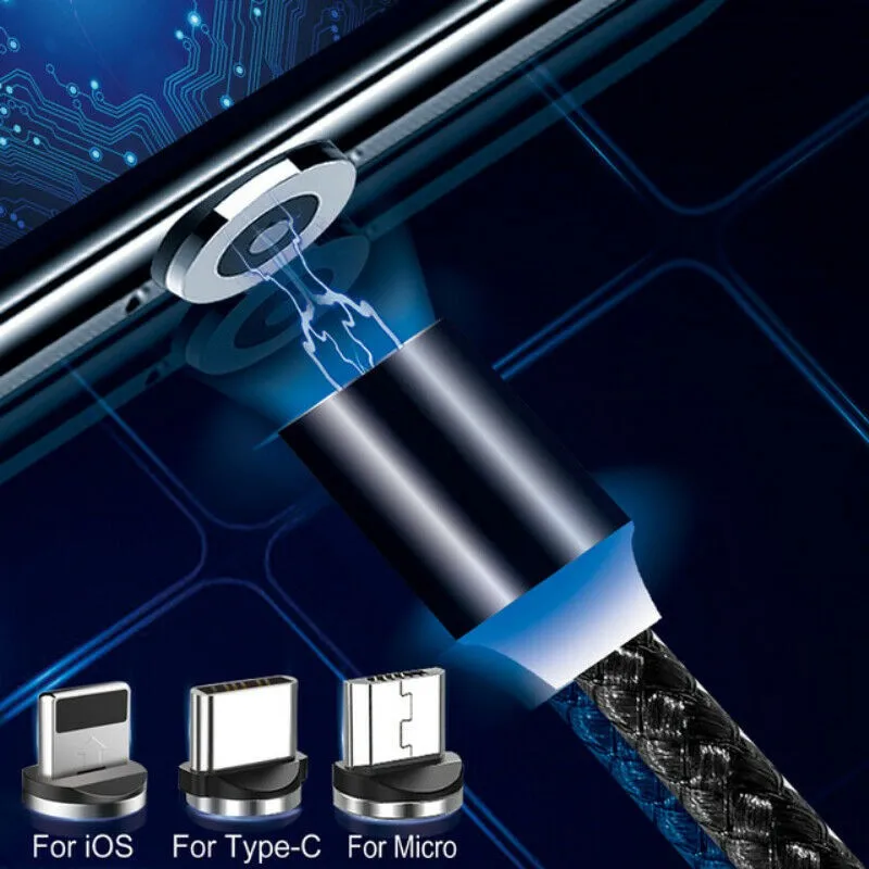 Сильный магнитный usb-кабель для быстрой зарядки Micro USB/type C/I Series смартфон Магнитный штекер зарядное устройство кабель для передачи данных для Android/Iphone