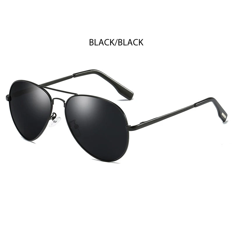 

FUQIAN Classic Pilot Polarized Sunglasses Men Fashion Metal Sun Glasses Women Black Driving Eyeglasses Goggle UV400