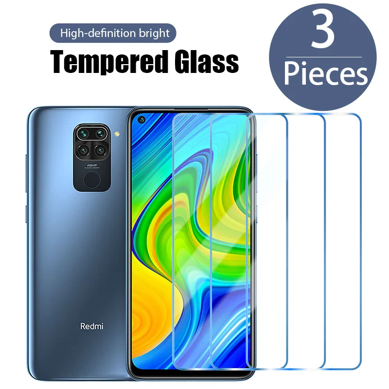 Закаленное стекло для Xiaomi Redmi Note 9 10 11 S 8 T 7 6 A Pro защитная пленка экрана 3 шт. |
