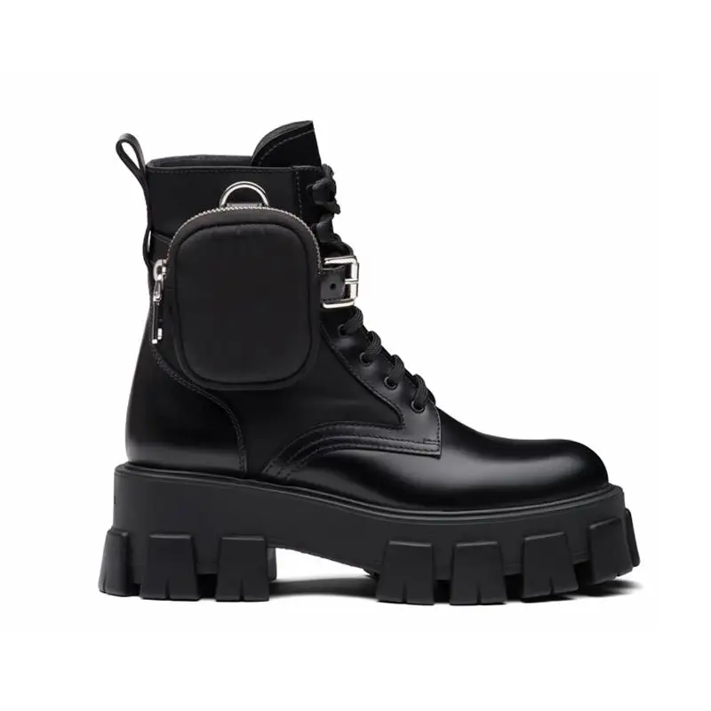 

Women Designers Rois Boots Ankle Martin Boots and Nylon Boot military inspired combat boots nylon bouch attached to the ankle wi