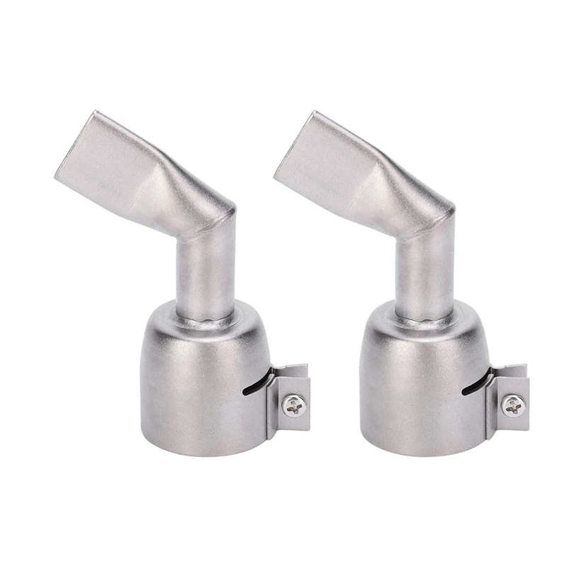

HOT 2Pcs Welding Nozzle, Flat 120 Degree Hot Air Welding Nozzle for Plastic Plates, Welding Nozzle Weld Torch Accessories