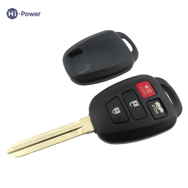Hi power 4 кнопочный ФОБ для TOYOTA Camry 2012 2015 Corolla 2014 чехол ключей сменный ключ|car key shell