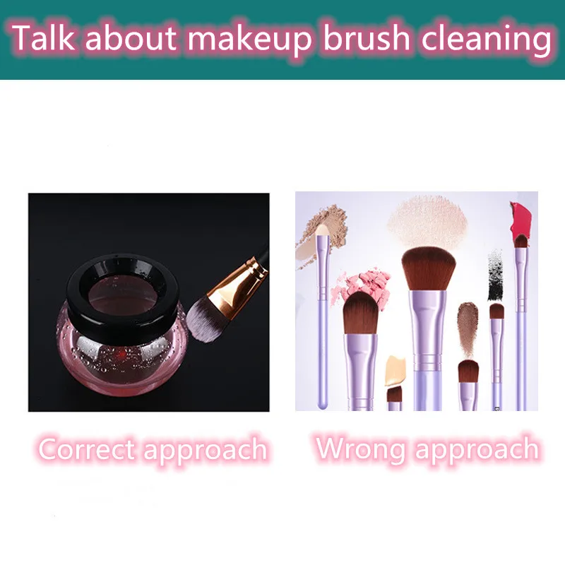 Профессиональная губка для удаления макияжа быстрая стирка и сушка кисти щетка