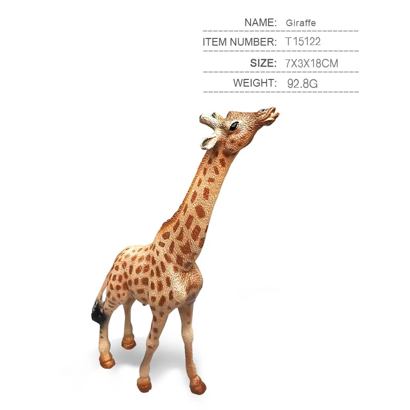 

Simulation Giraffe Wild Life Figurines Toy PVC Animal Model Action Figures Collection Toys For Kids Gifts