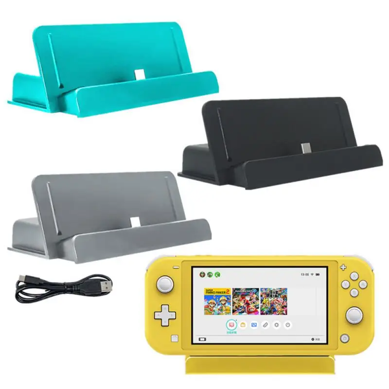Зарядная подставка USB Type-C, зарядное устройство для консоли Nintendo Switch, док-держатель для NS Switch Lite Mini, док-станция, зарядная подставка - изображение