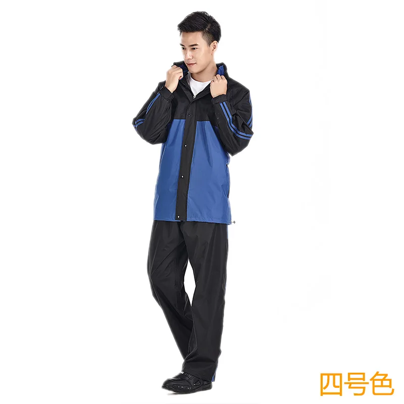 Креативный комплект из пальто и брюк для взрослых дождевик пончо Женское мужское