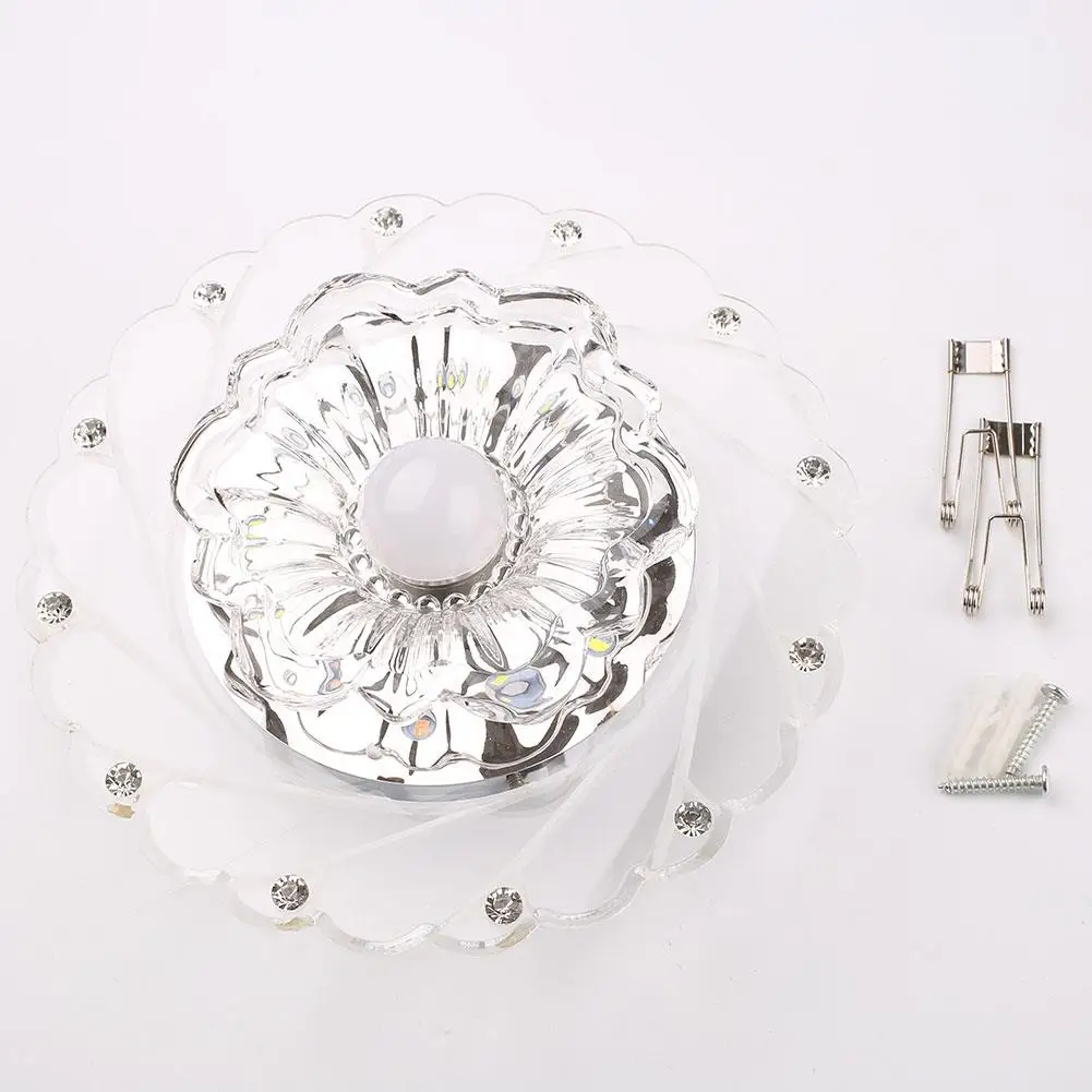 

Led Light Colorful Crystal Ceiling Lights Lighting Fixture Home Modern Lamp Decor Living Room