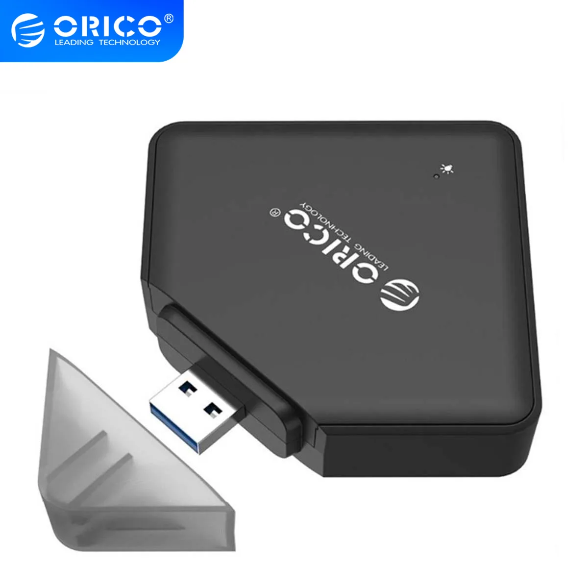 ORICO C3TS-BK Многофункциональный 3 порта USB3.0 концентратор wth кард-ридер для