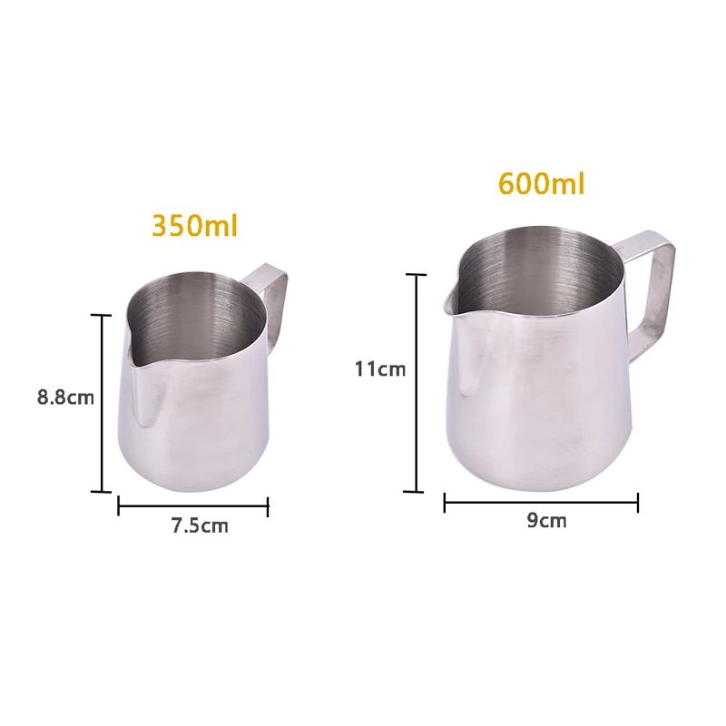 

Stainless Steel Non-Stick Milk Jug Pull Flower Cup Perfect For Coffee Cappuccino