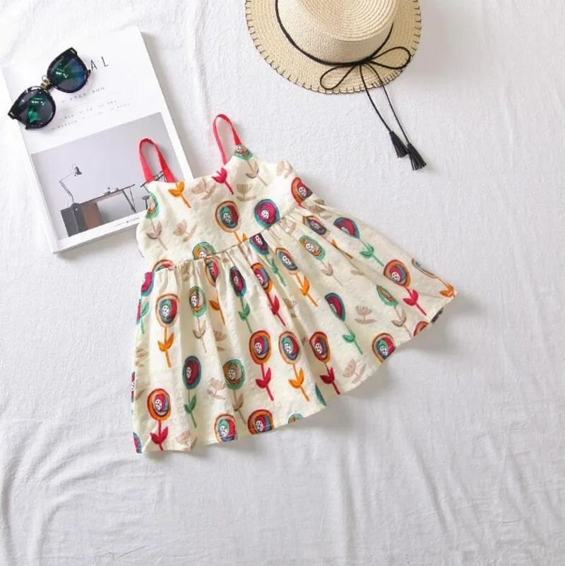 

Girls Dress Summer Baby Girl Clothes Princess Dress Korean-Style Toddler Girl Dresses 1-8 Years Old