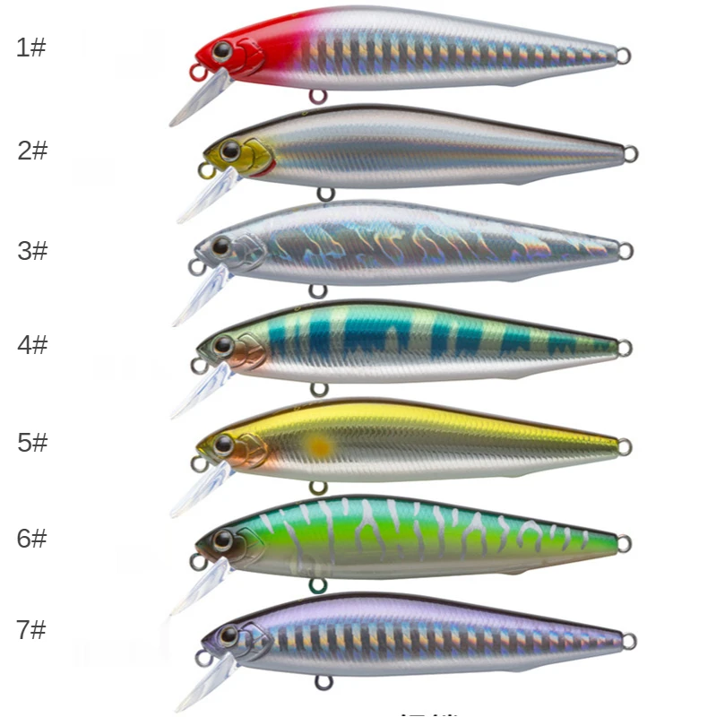 

Trout Lure 65/80/100mm Slow Sinking Minnow lure Artificial baits For Fishing Tackle Bass Swimbait Ima Wobblers Robotic Articles