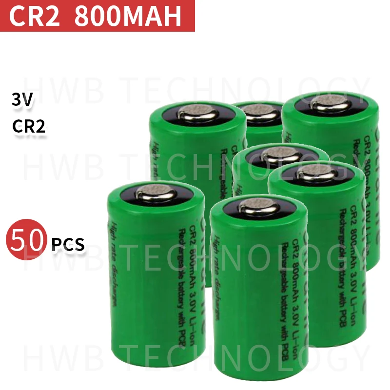 50 шт. новая 3В CR2 15270 800 мАч аккумуляторная батарея цифровая камера сделана