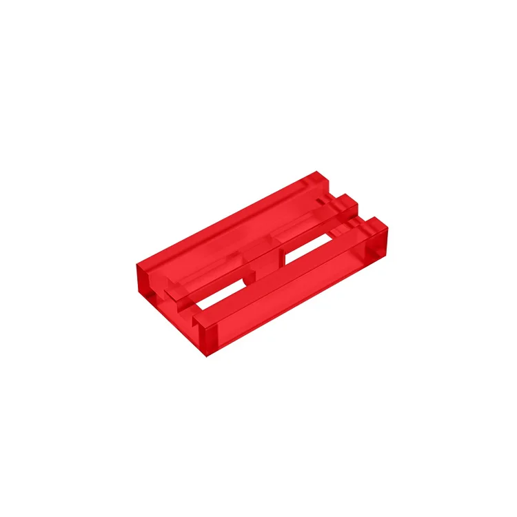 BuildMOC 2412 30244 1x2 Technic changever Catch для строительных блоков части DIY развивающие творческие подарочные игрушки - Цвет: M0638-22