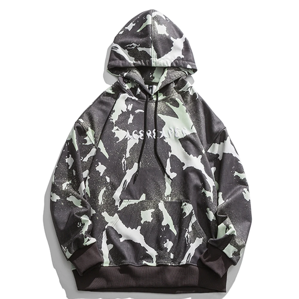 

Мужская толстовка с капюшоном, контрастных цветов, осень