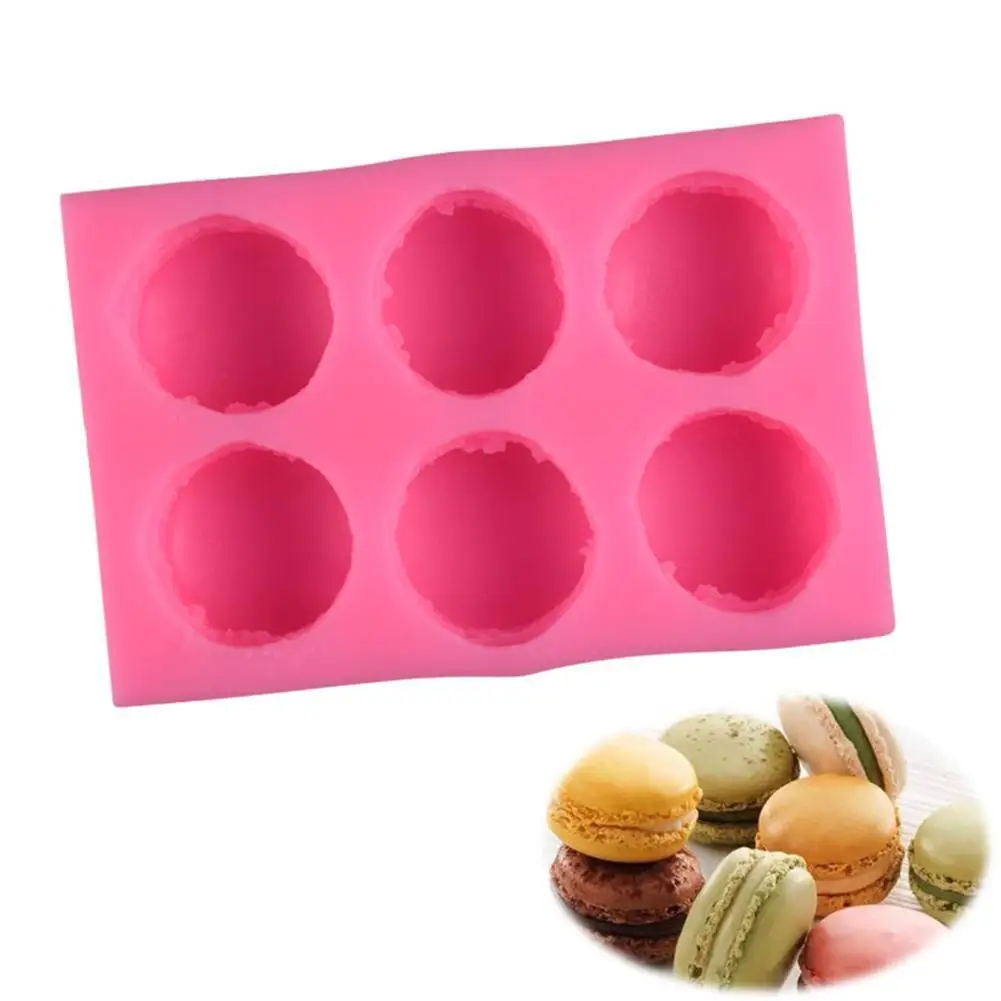 

Macaron Silicone Mold Chocolate Mousse Fondant Cake Pastry Molds Baking Decoration Mould Candy Biscuits Cookies Cake Tools G2C0