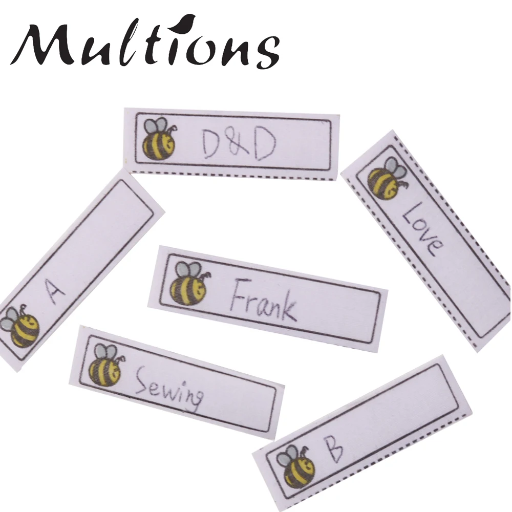 100 шт. этикетки ручной работы стираемые с именем утюга Детские для одежды набор