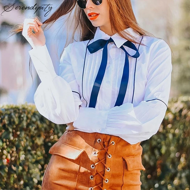 Женская блузка повседневная офисная хлопковая элегантная Осень-зима топы Blusa Femme