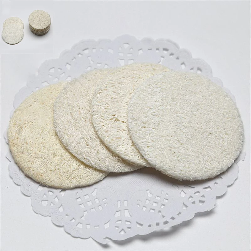

Exfoliator Sponge Disc Disk Pads Facial Skin smooth Natural Loofah Luffa
