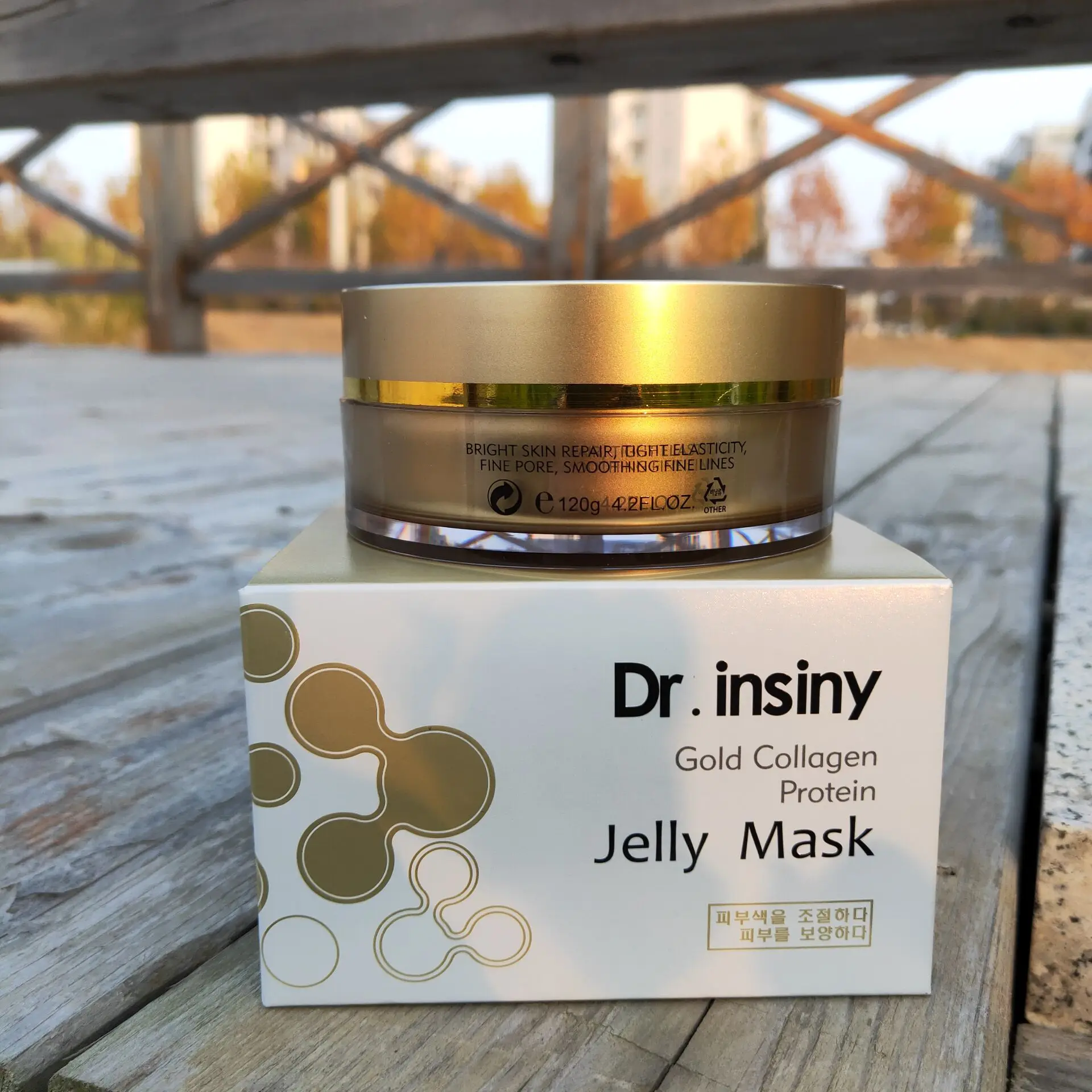 

Korean Dr.insiny Gold Bird's Nest Collagen protein Jelly mask Night Moisturizing soothing Repair Sleep Mask 120G face care cream