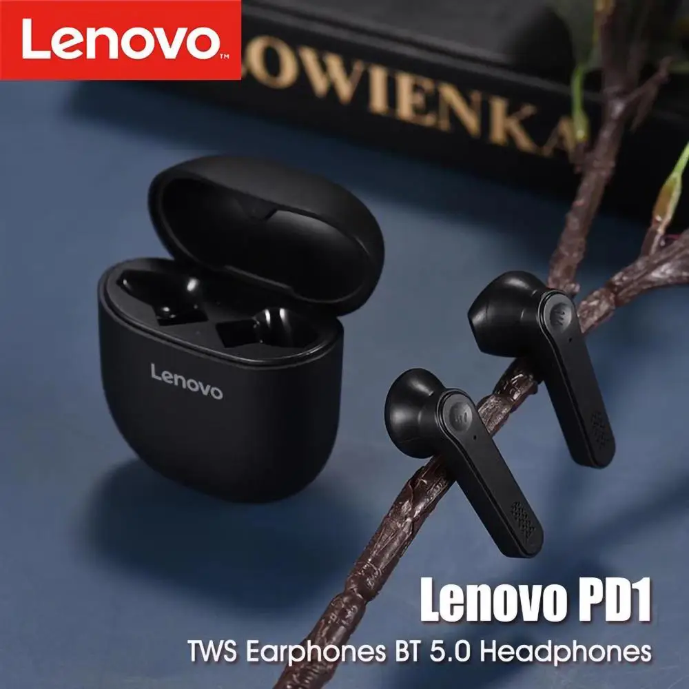 

Lenovo PD1 Bluetooth 5.0 Earphones Tws Wireless Touch Control Semi-in-ear Stereo Bass Music Headset With Mic