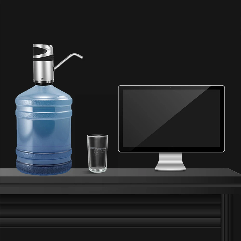 Умная портативная электронная бутылка для питьевой воды, насос, usb зарядка, диспенсер для воды, сока, поддержка 11.3L/7.5L/4.5L бутылка