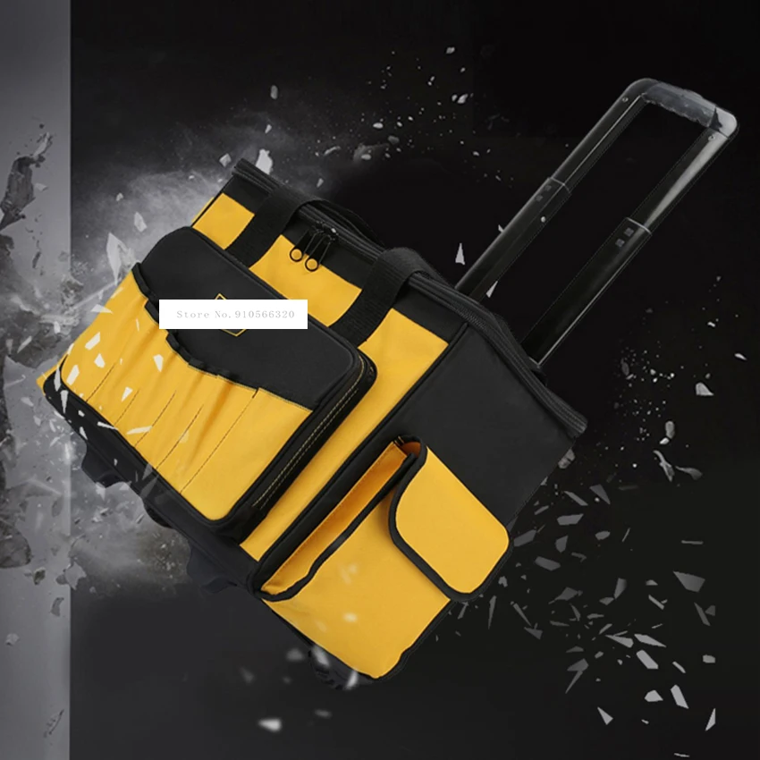 Сумка-тележка для инструментов на колесиках многофункциональная износостойкая