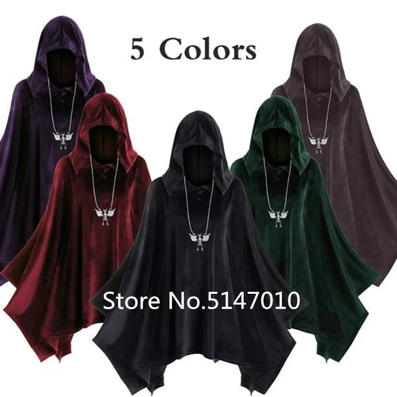 Карнавальные костюмы для взрослых средневековые косплей готическая накидка