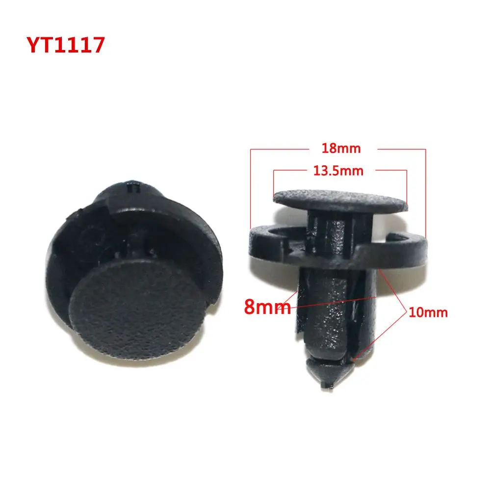 200 шт Пластиковые крепежи смешанные автомобильный бампер крепежные зажимы