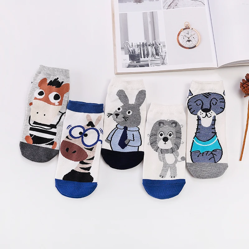 1/5 шт. женские хлопковые носки в стиле Харадзюку|Носки| |