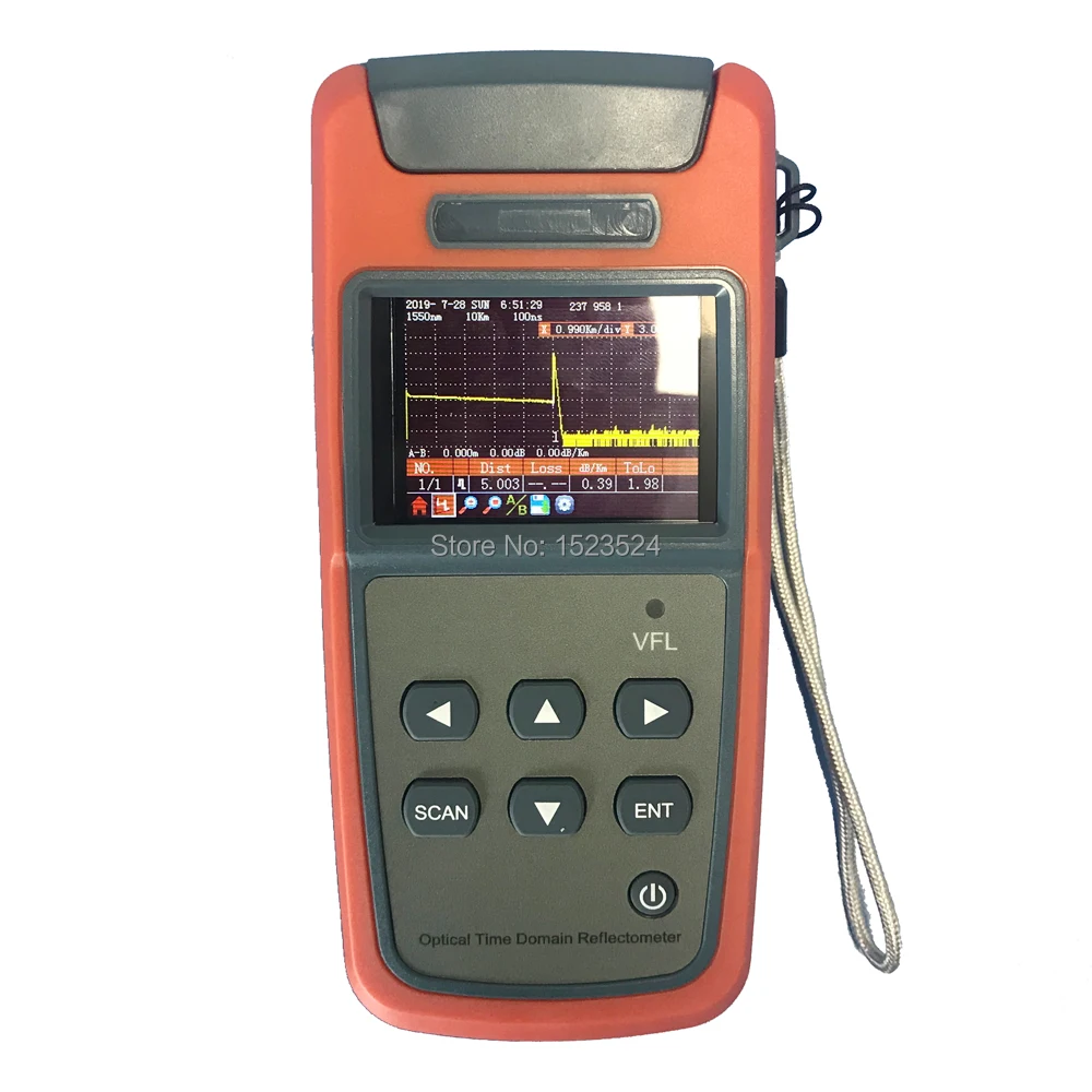 JW3305A Оптическое волокно Ranger оптическое время домен рефлектометр Мини OTDR 1550