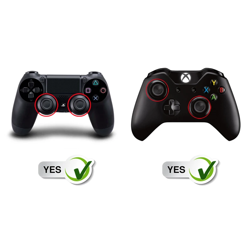 Алюминиевый металлический 3D Аналоговый джойстик для Playstation 4 PS4 Slim Pro thumb Stick grip cap Замена для xbox ONE контроллер
