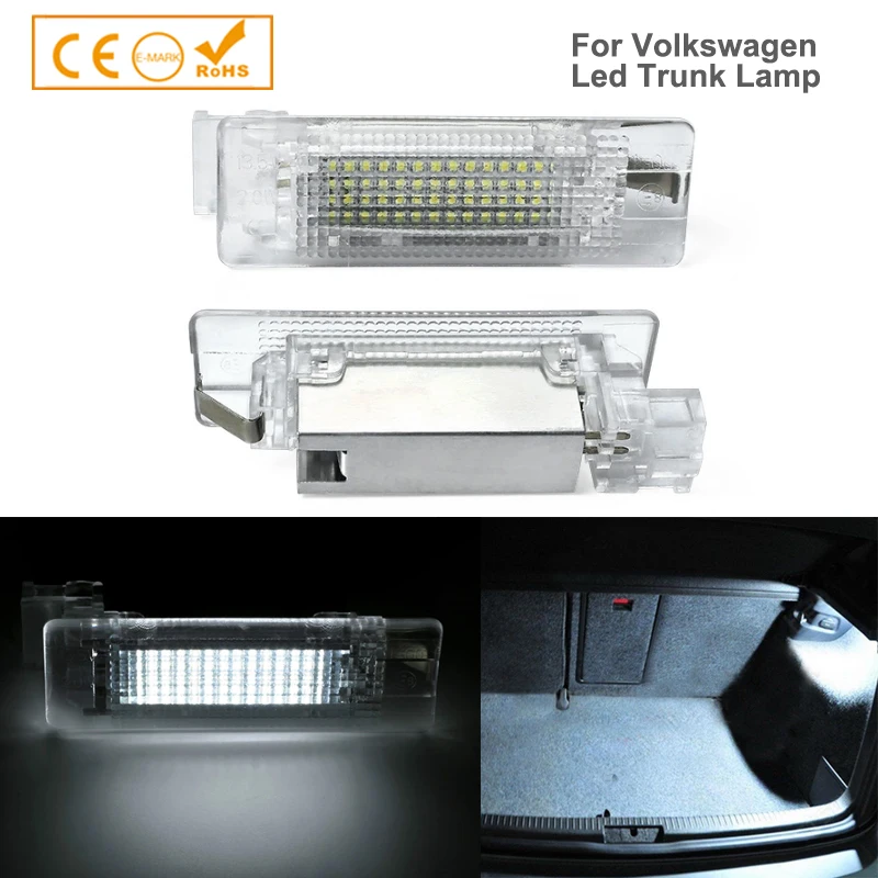 

1Pcs LED Luggage Compartment Trunk Lights Lamp For VW Golf Passat Polo Jetta Tiguan Sharan Touran Touareg Beetle Caddy EOS CC