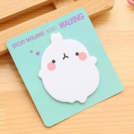 1 шт./лот MOLANG POINT Новинка Kawaii Potato Rabbit дизайн блокнот для записей сообщение Примечание подарок офисные школьные принадлежности