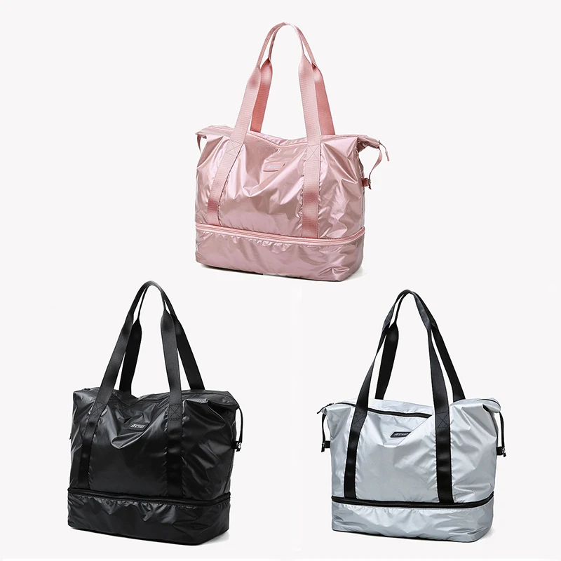 Спортивная женская сумка для фитнеса Водонепроницаемая спортивная розового